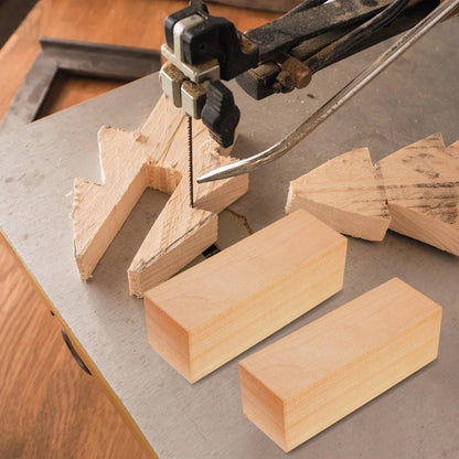 Basswood Carving Blocks, 4 Pcs Unfinished Wooden Blocks for Crafts, Basswood for Wood Carving Blocks, Bass Wood for DIY Carving, Crafting, Whittling, for Adults Beginner Experts - 5.9x2x2