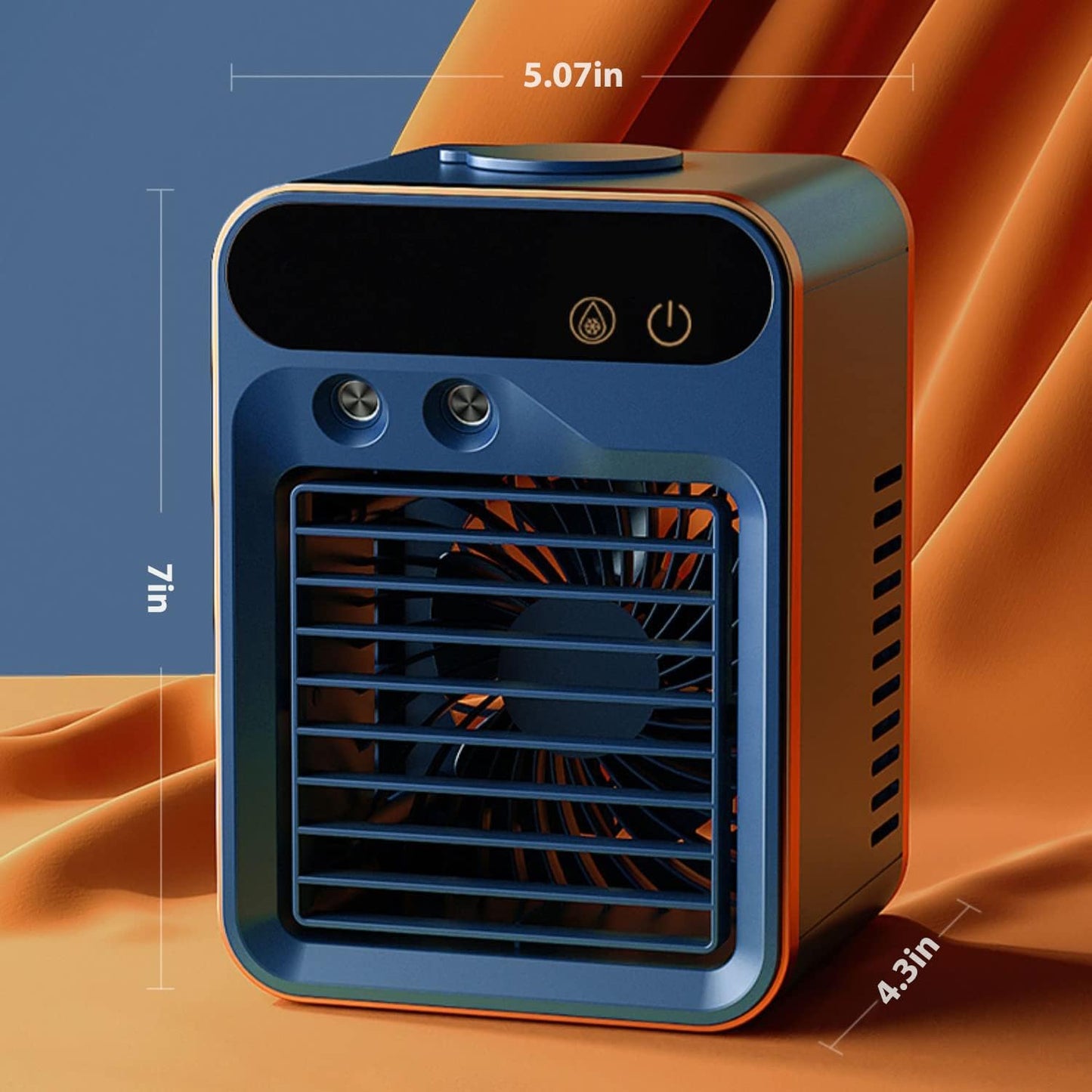 Portable Air Conditioner - Rechargeable Office Air Conditioner with Three Speeds & Spray Speed, Evaporative Cooling Fan