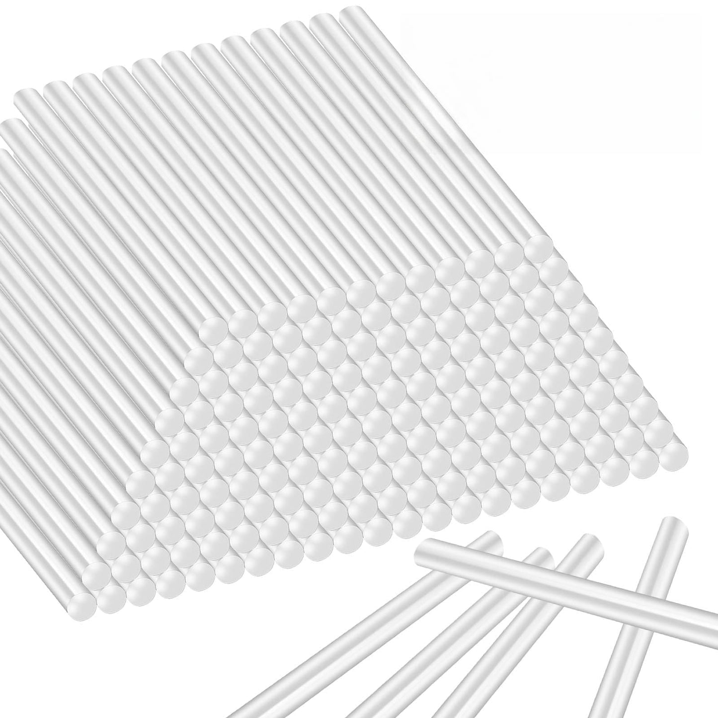 200 Pack Mini Hot Glue Sticks, Clear Glue Gun Sticks, 4 Inch and 7 mm Diameter High Viscosity All-Purpose Glue Stick,Compatible with Most Mini Glue Guns