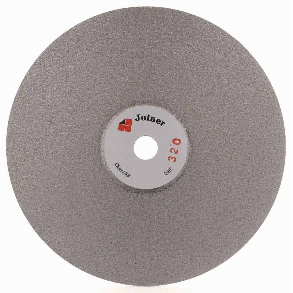 6" inch 150 mm Grit 320 Diamond Grinding Disc Abrasive Wheel Coated Flat Lap Disk Jewelry Tools for Gemstone Glass Rock Ceramics
