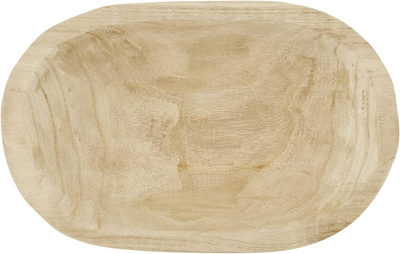 12 7.5-Inch, Santa Barbara Design Studio TableSugar Paulownia Wood Dough Bowl, x Natural