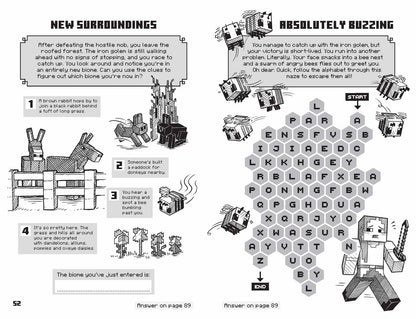 Minecraft Brain Games: Solve Over 90 Puzzles!