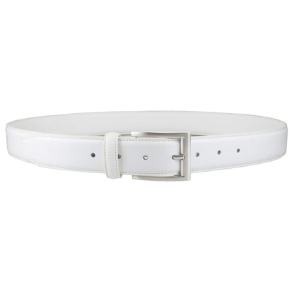 Gelante Men's Classic Dress Leather Belt G2064-White-M