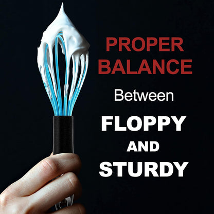 Anaeat Silicone Balloon Whisk - Perfect for Non-Stick Cookware, Heat Resistant Kitchen Whisks for Cooking and Baking
