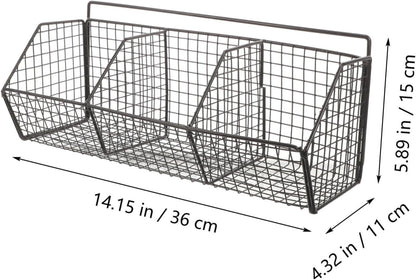Storage Box Drain Basket Wall Shelf, Single Layer Seasoning Box Organizer for Household and Kitchen