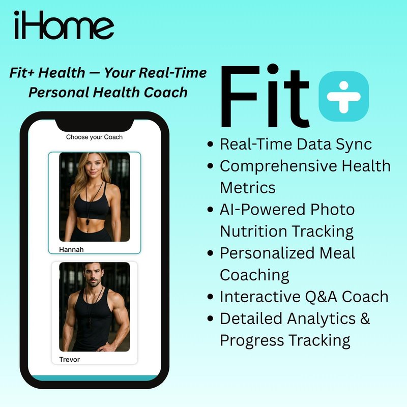 iHome Digital Bluetooth Smart Scale for Body Weight, Weight Scale, Including BMI, Body Fat, Muscle Mass, Batteries Included (Black Smart Bluetooth)