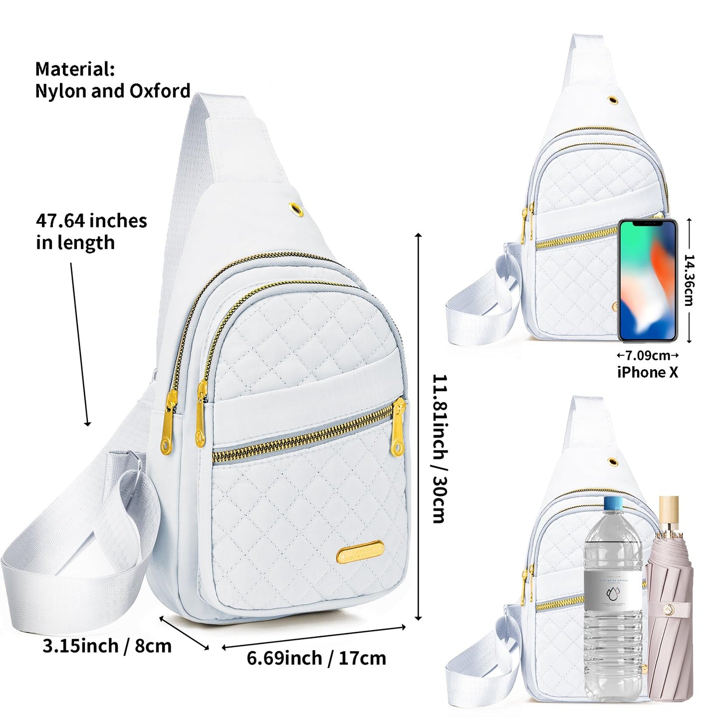 Small Sling Bag For Women Men Casual Crossbody Sling Backpack