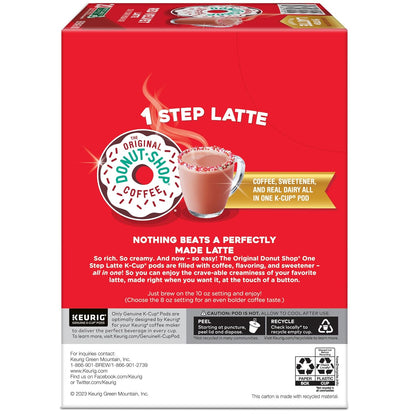 Original Donut Shop Red Velvet Latte K-Cup Pods - One-Step Brewing, 20 Count