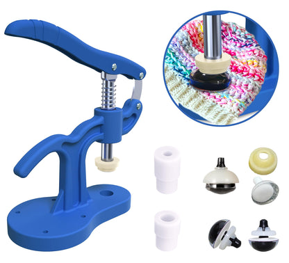 GEOCCI Safety Eye Tool Large Size Safety Eye Install Tool for Amigurumi Crochet & Stuffed 5-45mm Animal Eyes Making Supplies Tool It is More Helpful for Large Special Safety Eyes（1PCS）