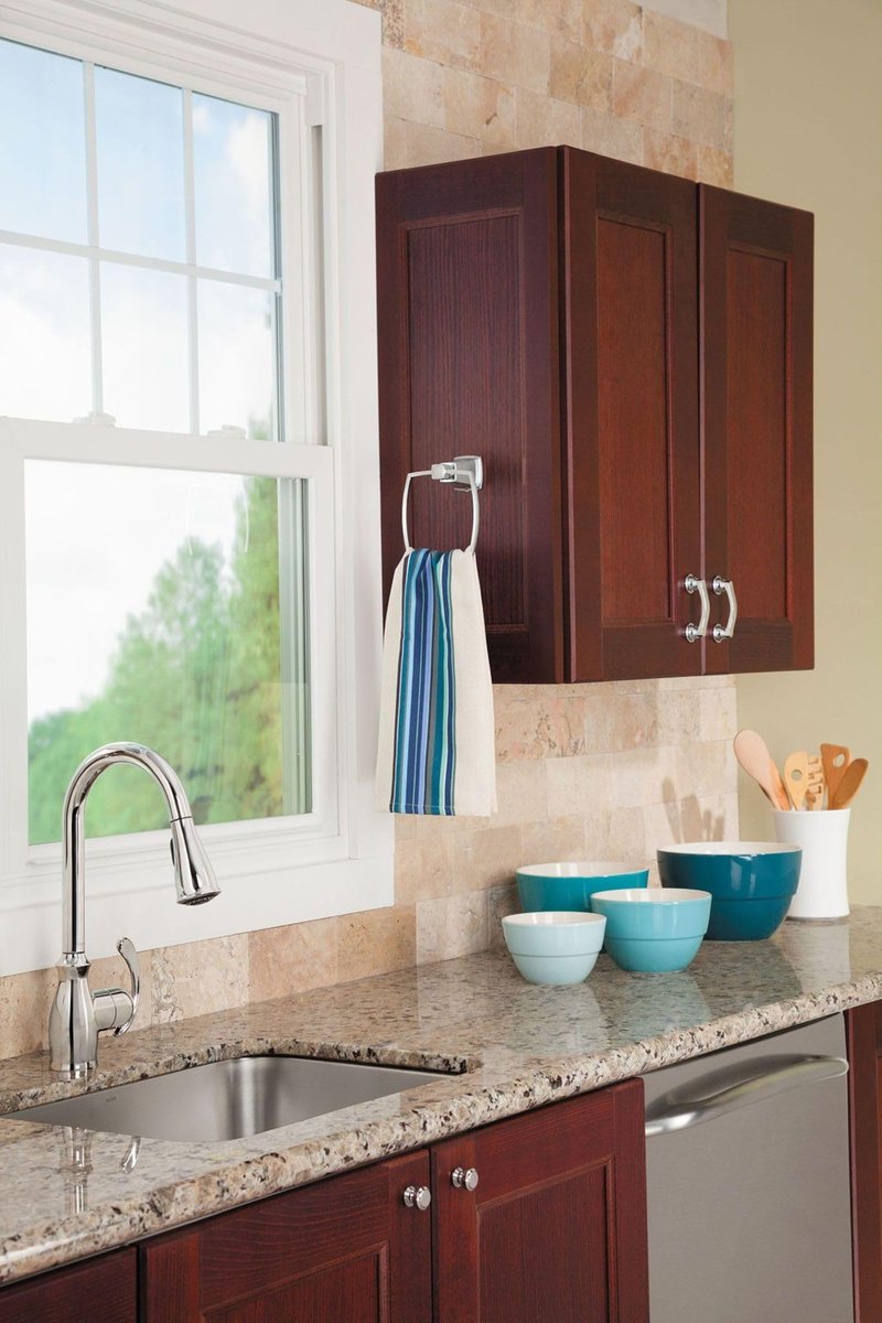 Moen Y3286CH Boardwalk Towel Ring Ch