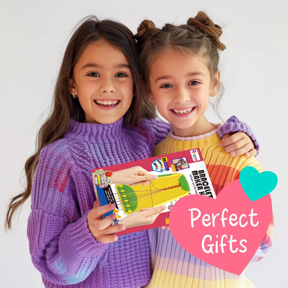 CEUCAL Bracelet Making Kit for Girls - Friendship Bracelet Kit - Birthday Gifts for Ages 6 7 8 9 10 11 12 Year, Arts and Crafts for Kids Ages 8-12 Teen String Bracelets Maker Pink