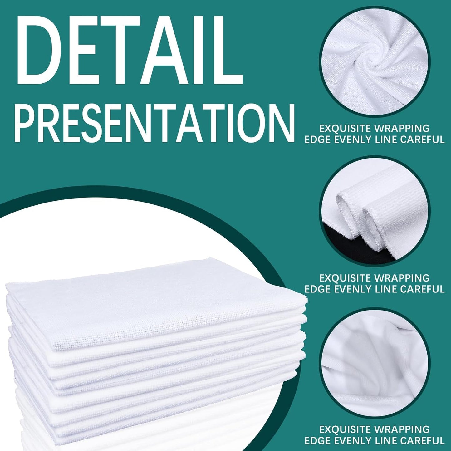 20 Blank,12 12 Inch GEKIXUTP Pcs Sublimation Towels x DIY Microfiber Sublimation Kitchen Towel,Sublimation Hand