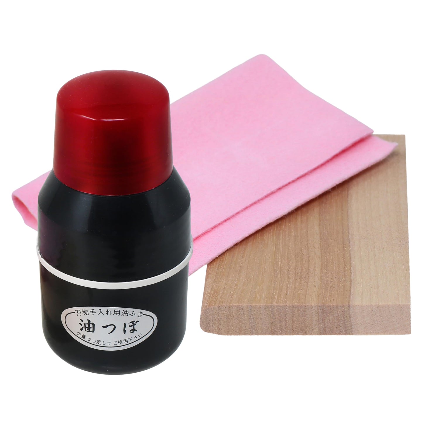 KAKURI Wood Carving Tool Sharpening Kit - Quick & Easy Strop System for Polishing & Deburring - Abrasive Stropping Cloth, Angled Strop Block, Blade Oil Applicator - Made in Japan