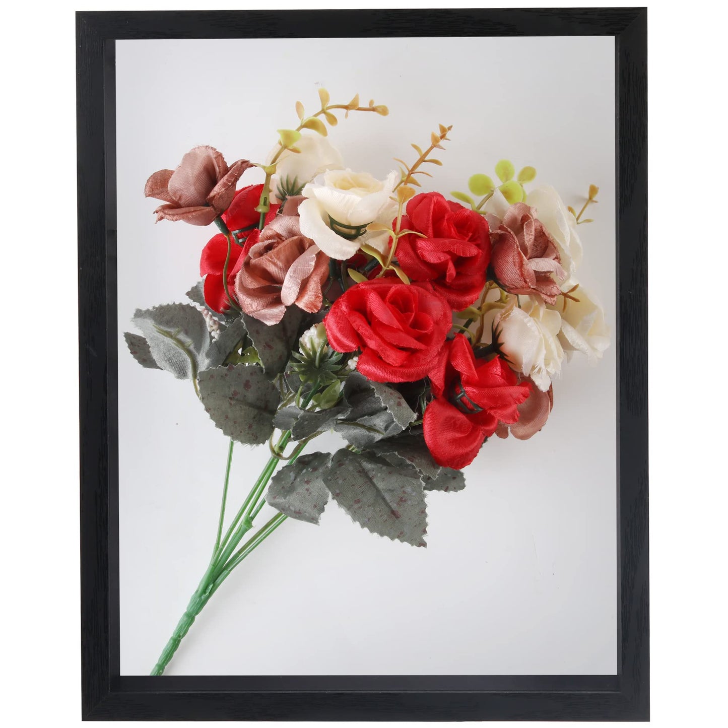 8x10 Shadow Box Frame, Memory Display Case Box, 8x8 Shadow Box Picture Frame 3D, Black,1 Pack