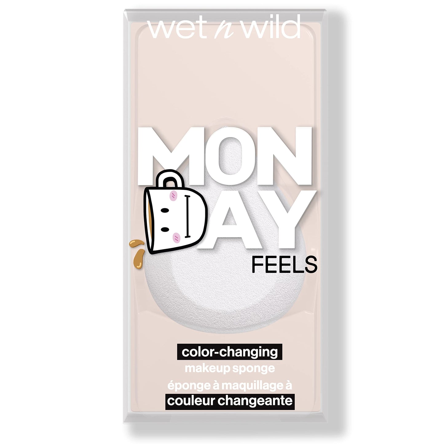 wet n wild Makeup Sponge - Low Product Absorption for Streak-Free Application, Effortless Blending Beauty for a Smooth Professional Looking Finish, Cruelty-Free & Vegan-Pink