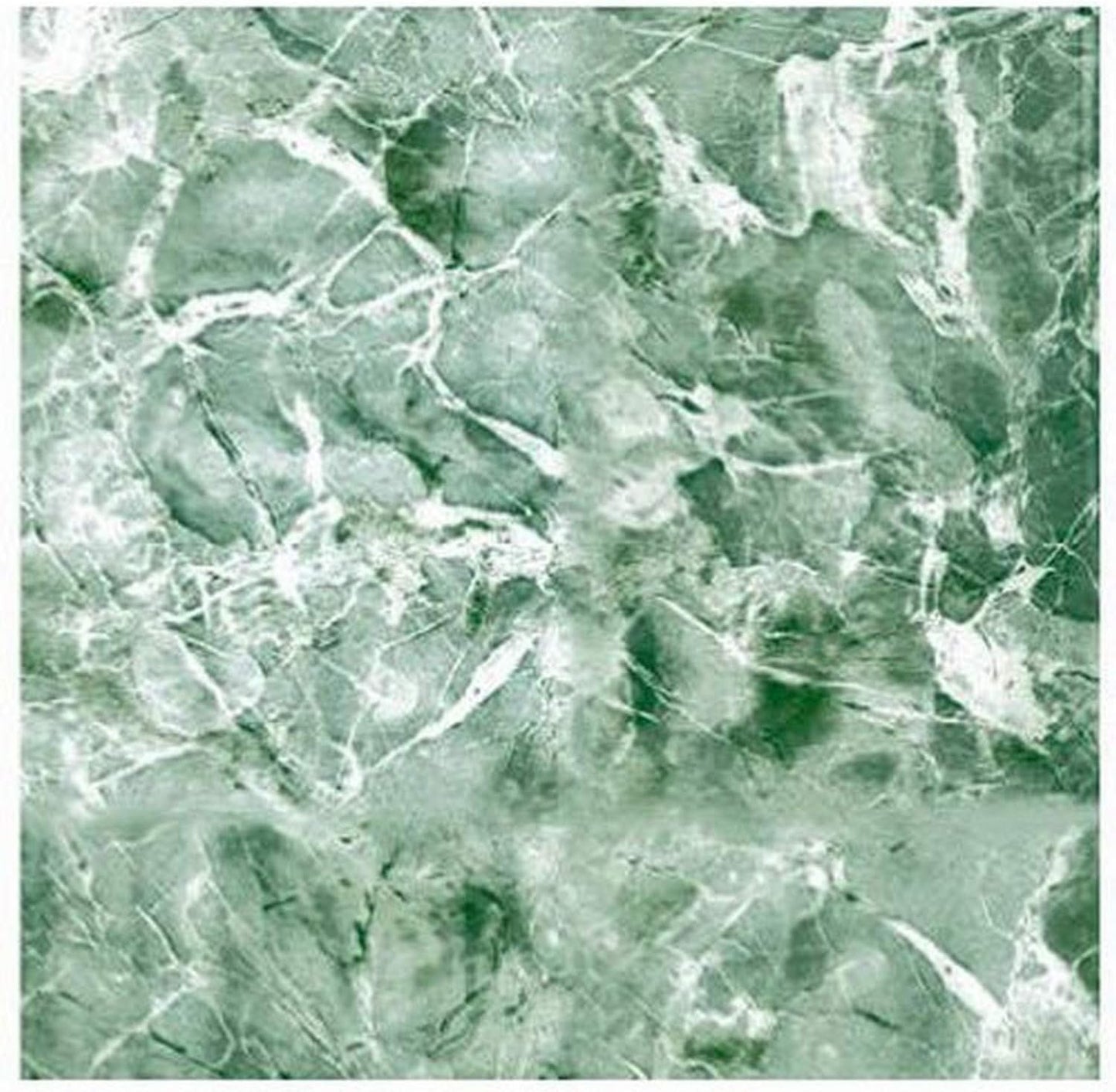 Magic Cover Premium Adhesive Vinyl Contact Shelf Liner, 18"x9', Emerald Green Marble