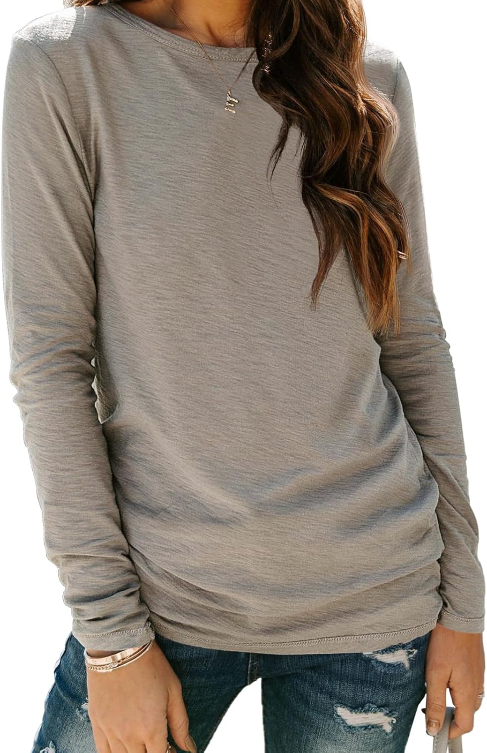 AUTOMET Long Sleeve Shirts for Women Business Casual Tops Fall Fashion Clothes Workout Plus Size Teacher Winter Outfits 2025