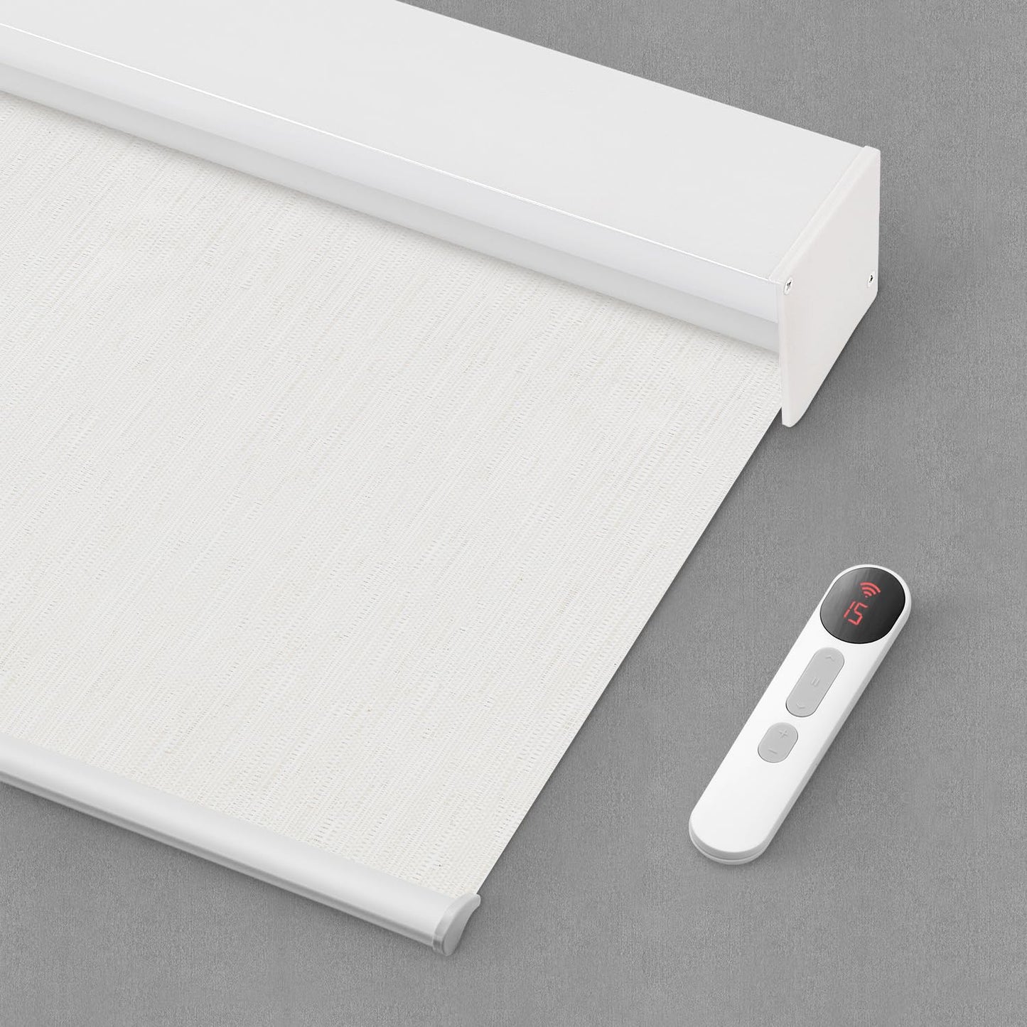 Bringnox Motorized Blinds with Remote,100% Blackout Smart Roller Blinds Compatible with Apple Homekit Google Home and Alexa Via HUB,and Customized