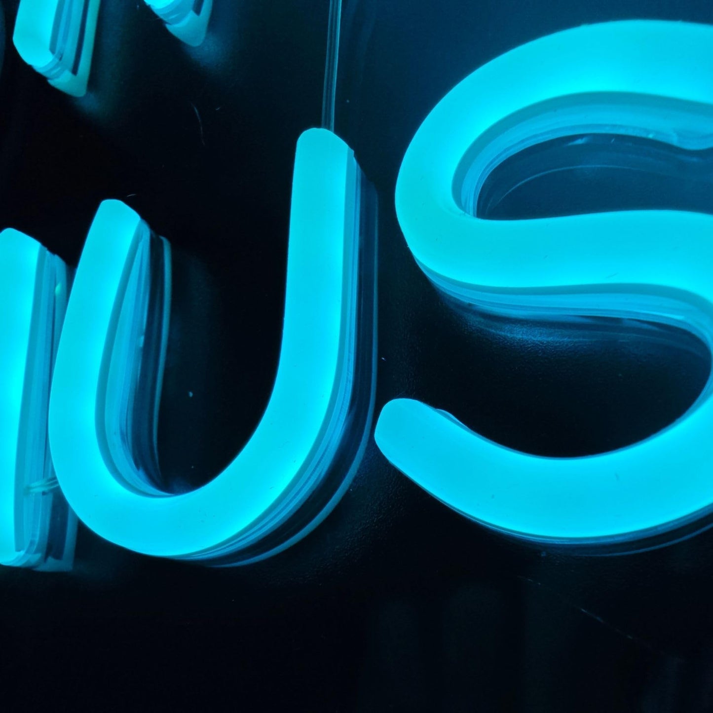 15.8" This Must Be The Place LED Neon Sign - Blue, Dimmable Light for Home, Bedroom, Cafe, Bar Wall Decor - Energy-Efficient Neon Light with Installation Kit - Perfect for Weddings and Birthdays