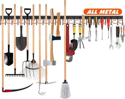 Skiennix Garden Tool Organizer Set - Efficient Storage Solution for Garage or Shed