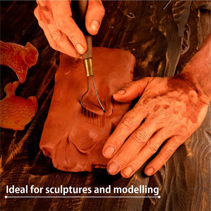 Old Potters Low Fire Pottery Clay (Cones 06-2) Art Modeling Clay, Ideal for Wheel Throwing and Hand Building, Pottery Clay for Sculpting, Beginners, and Advanced, 10 lbs Terra Cotta