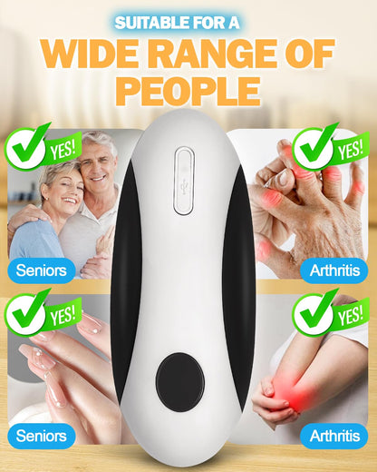 Electric Can Opener, One Touch Safety Automatic Can Opener - Easy Smooth Edge Hands Free, Battery Operated Openers Fits Most Cans, Ideal for Seniors People with Weak Hands & Arthritis