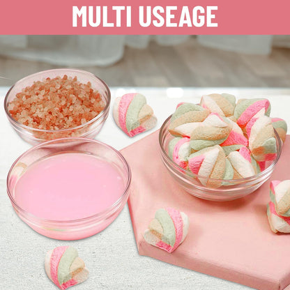 Mini Glass Prep Pinch Bowls, 3.5 inch 4 oz Clear Glass Bowls for Condiments, Set of 12 Pinch Bowls