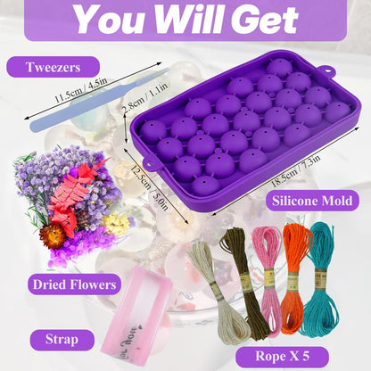 Silicone DIY Soap Making Kit Grape Soaps Molds Handmade Making for Mother's Day Without Soaps