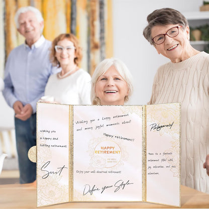 Retirement Party Decorations - Happy Retirement Guest Book Alternative, Gifts for Women Men, Farewell Party Supplies