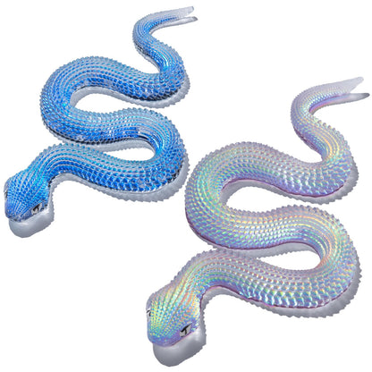 LET'S RESIN 2Pcs Snake Resin Molds, Flexible 3D Snake Silicone Molds(Large & Small), Effortless Demolding Animal Epoxy Molds for DIY Art, Home Decor, Serpent Lovers Gifts