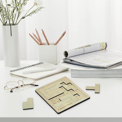 Calendar Puzzle - Engaging Daily Wooden Puzzle for 365 Days | 9.8 x 7.8 Inch Advent Calendar