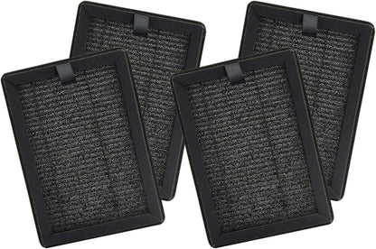 PUREBURG Replacement True HEPA Filters, Compatible with PUURVSAS (HM669A) / ROVACS (RV60) Air Purifiers, 4-Pack H13