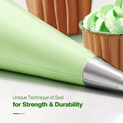 Keenpioneer 18-Inch Piping Bags | Large Capacity Biobased Disposable Pastry Bags - 100 Count
