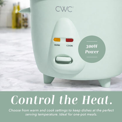 6 300W 3 6 COOK WITH COLOR Cup Rice Cooker - Effortless Cooking and Perfectly, Cooks Cups of Raw Rice for Cups