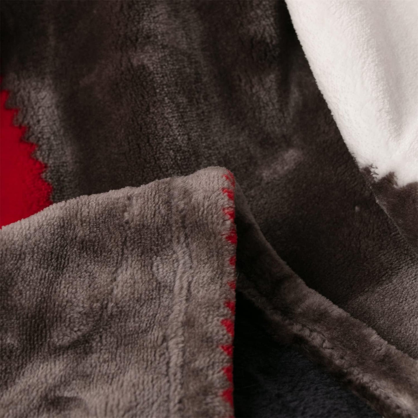63x90, Tache Holiday Red Farmhouse Super Soft Plaid Patchwork Plush Lightweight Decorative Couch Travel, Lap, Bed Throw
