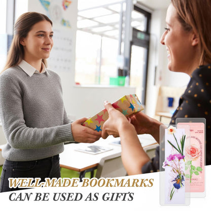 Fuyoooo 101 Pcs DIY Bookmark Making Kit Bookmark Laminating Pouches 5 Mil Hot Laminator Sleeves with Rainbow Tassels and Puncher Fit Most Pouch Laminating Machines Easter Gift(2.36 x 6.3 Inch)