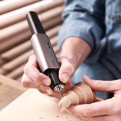 HOZO NeoBlade Wireless Ultrasonic Cutter – 40kHz Vibration & 40W Auto Power Adjustment, Replaceable Battery, Turbo Cooling, 2 Cutting Modes – For 3D Printing, Woodworking, Prototyping,Model Mods & DIY