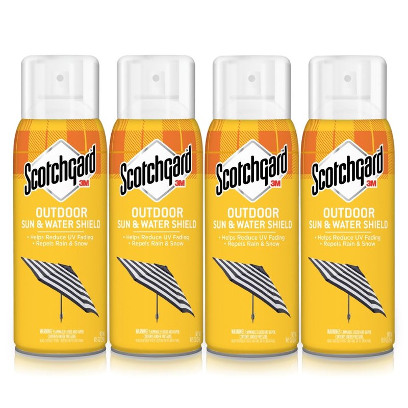 Scotchgard Sun and Water Shield, Repels Water, 42 Ounces (4 Cans)