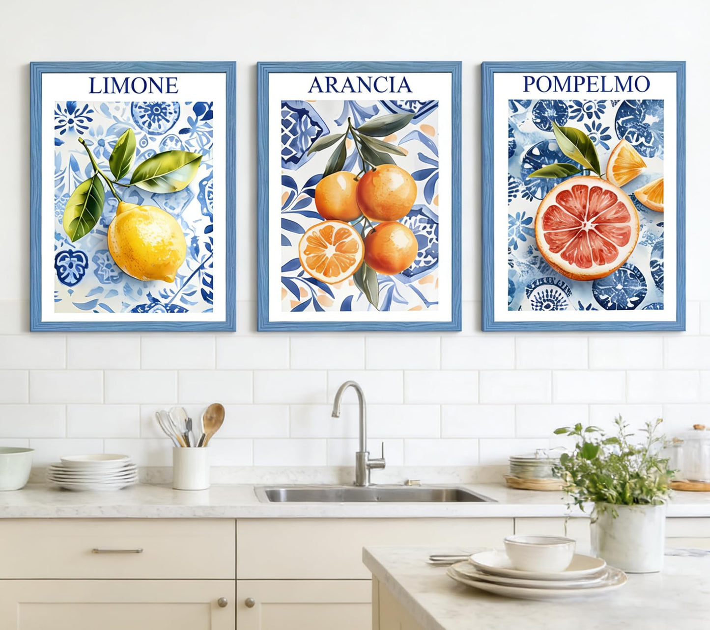 3 Pack Lemon Diamond Painting Kits for Adults, 5D Diamond Art Painting by Numbers Kits Diamond Art Kits for Adult Full Round Drill Diamond Painting Kit for Adults for Home Wall Decor, 12x16 inch