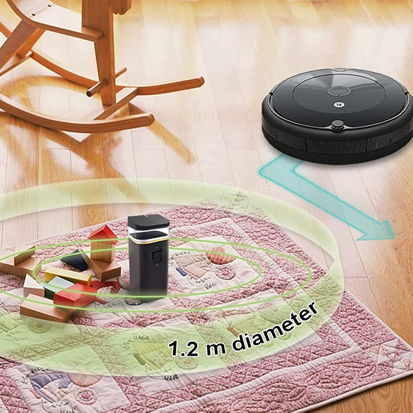 Dual Model Virtual Wall Barrier for iRobot Roomba 500/600/700/800/900/e/i/s Series Robot Vacuum, Pack of 2