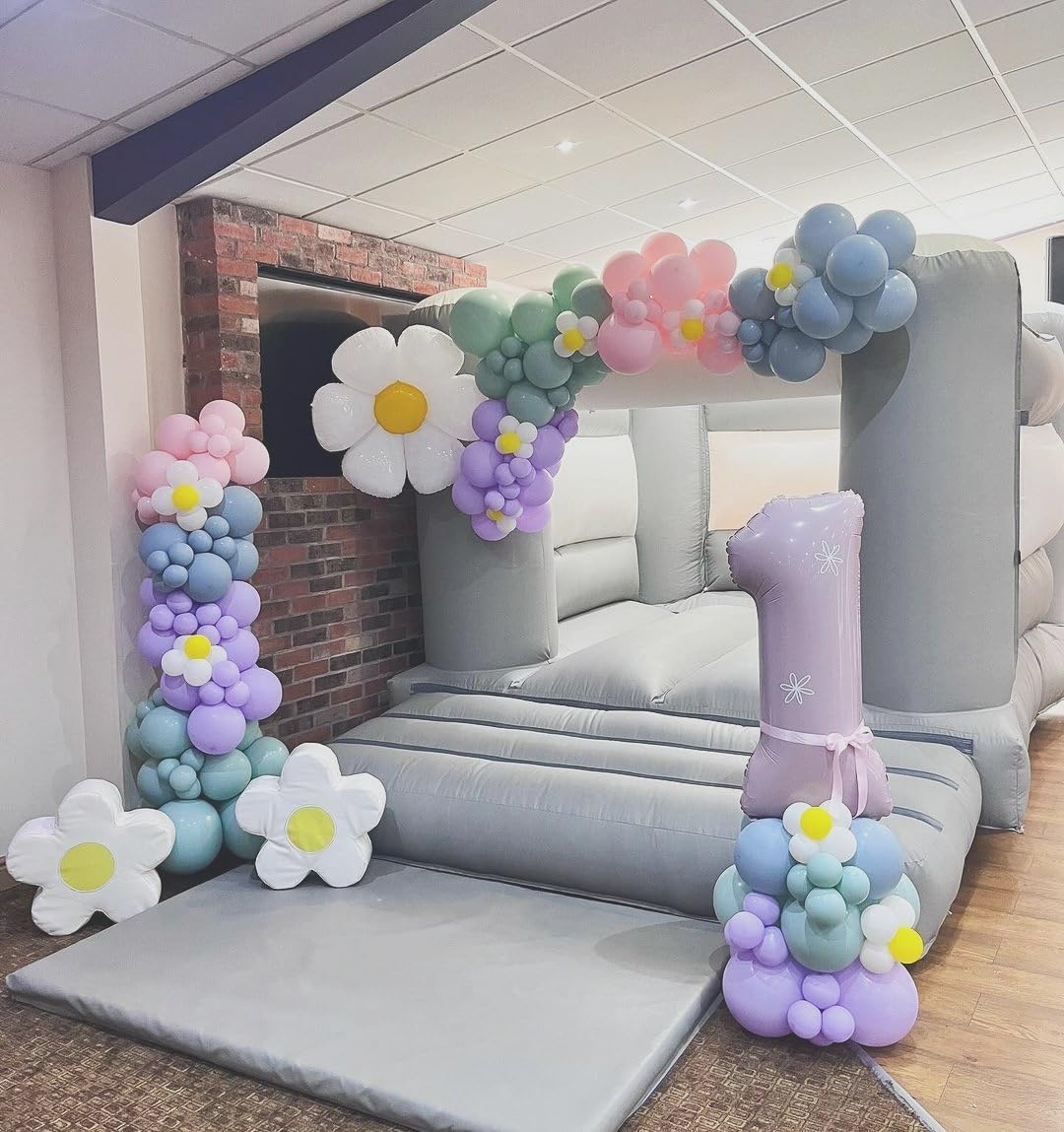Numbers Balloon - 40 Inch Large Cream Purple Balloon for 3rd Birthday Party Decor | Perfect for Celebrations