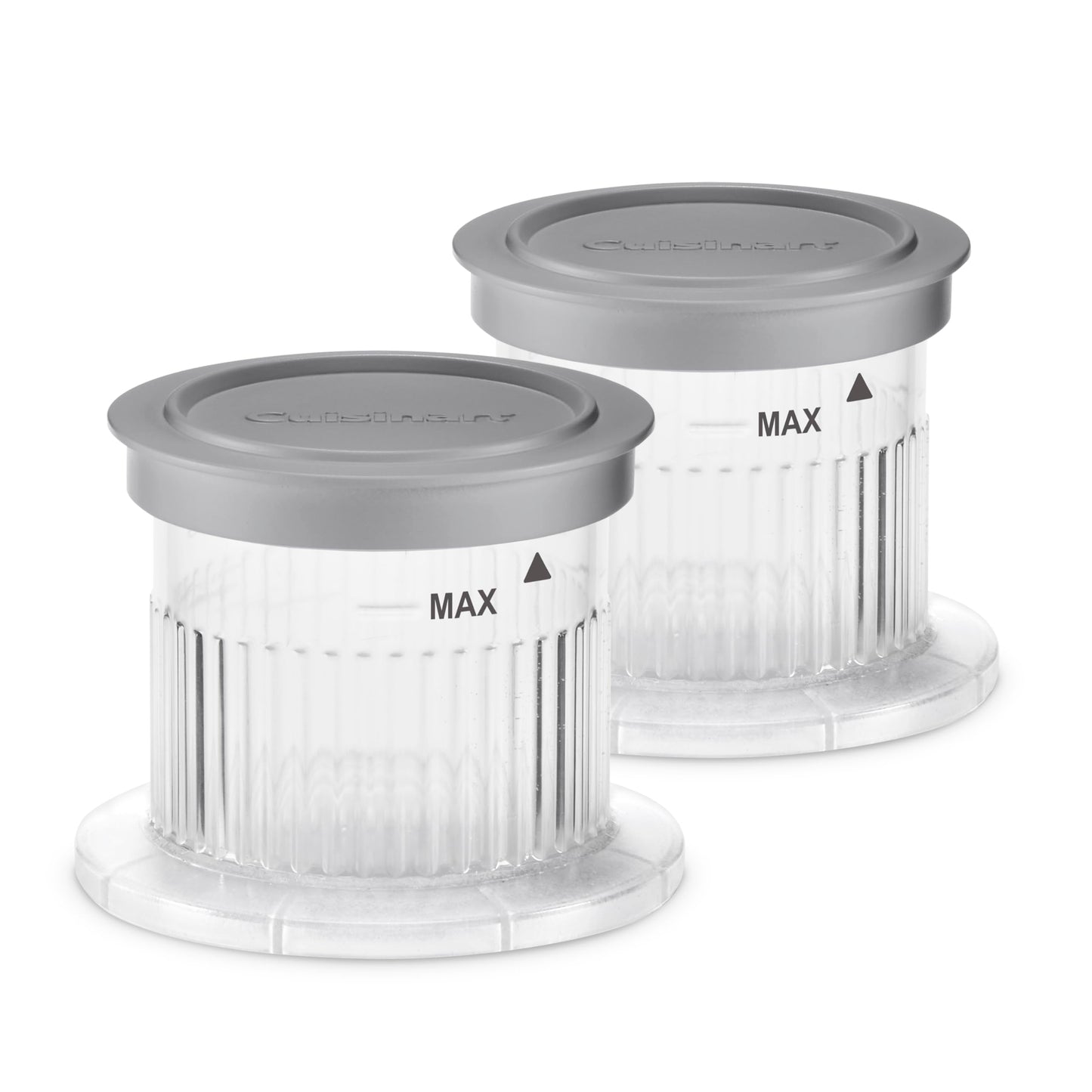 FastFreeze Ice Cream Maker Dessert Cups 2-Pack – 0.5-Pint Freezer Cups with Lids, Dishwasher-Safe, Compatible with ICE-FD10 for Homemade Ice Cream, Sorbet, Smoothies & Frozen Desserts