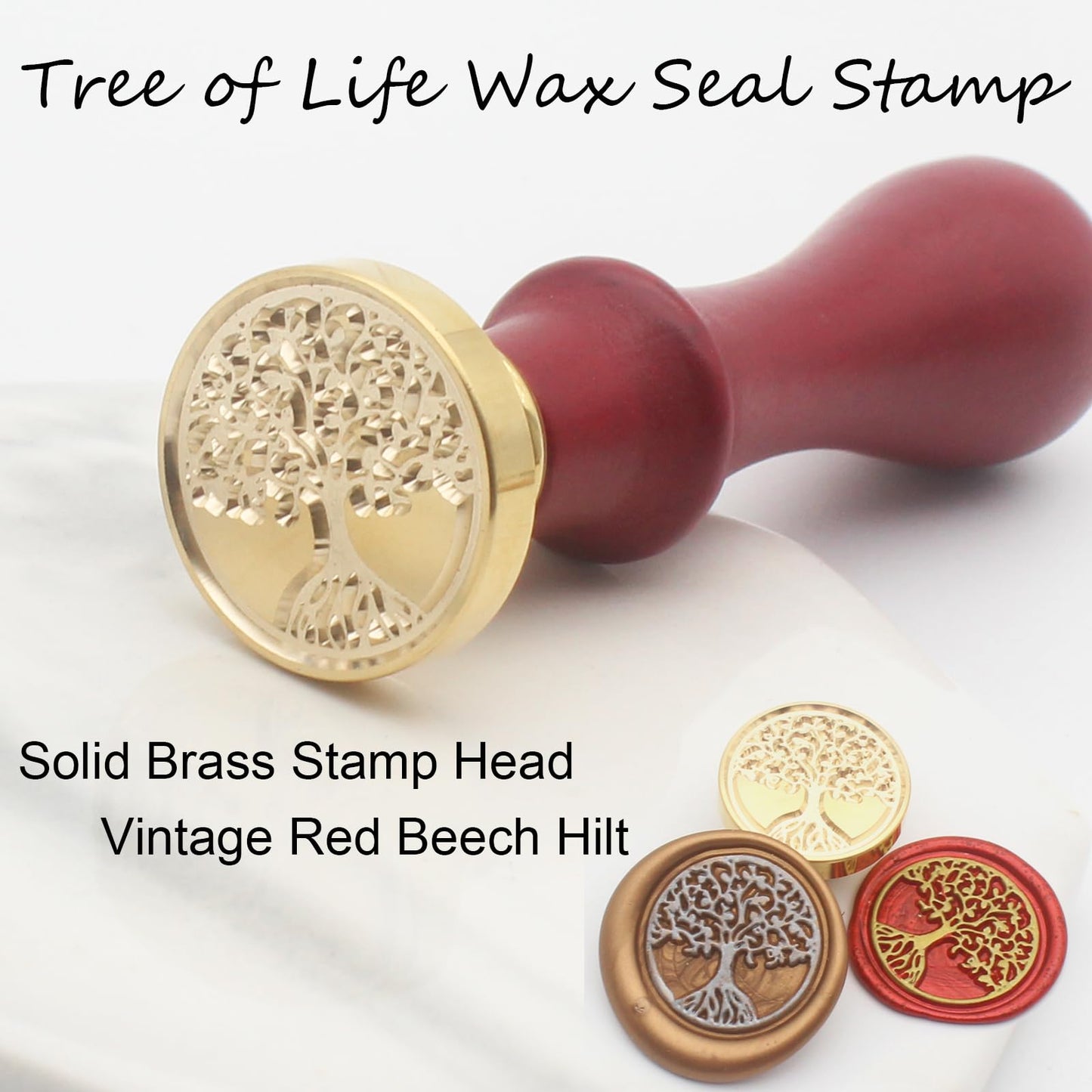 Andotopee Wax Seal Kit With 24 Colors Envelope Stamp Seals Beads 600pcs, Tree of Life Sealing Stamp, Electric Wax Seal Warmer Set, Silicone Mold, Metallic Pen, 120 Removable Sticky Dots, Spoon Cleaner