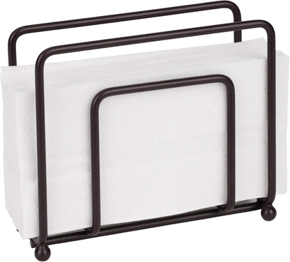 Mind Reader Wire Napkin Holder, Multi-Unit Free-Standing Tissue Storage for Dining Area, Pack of 2, Stainless Steel