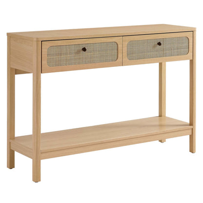 Modway EEI-6797-OAK Chaucer Wood Entryway Console Table, Oak