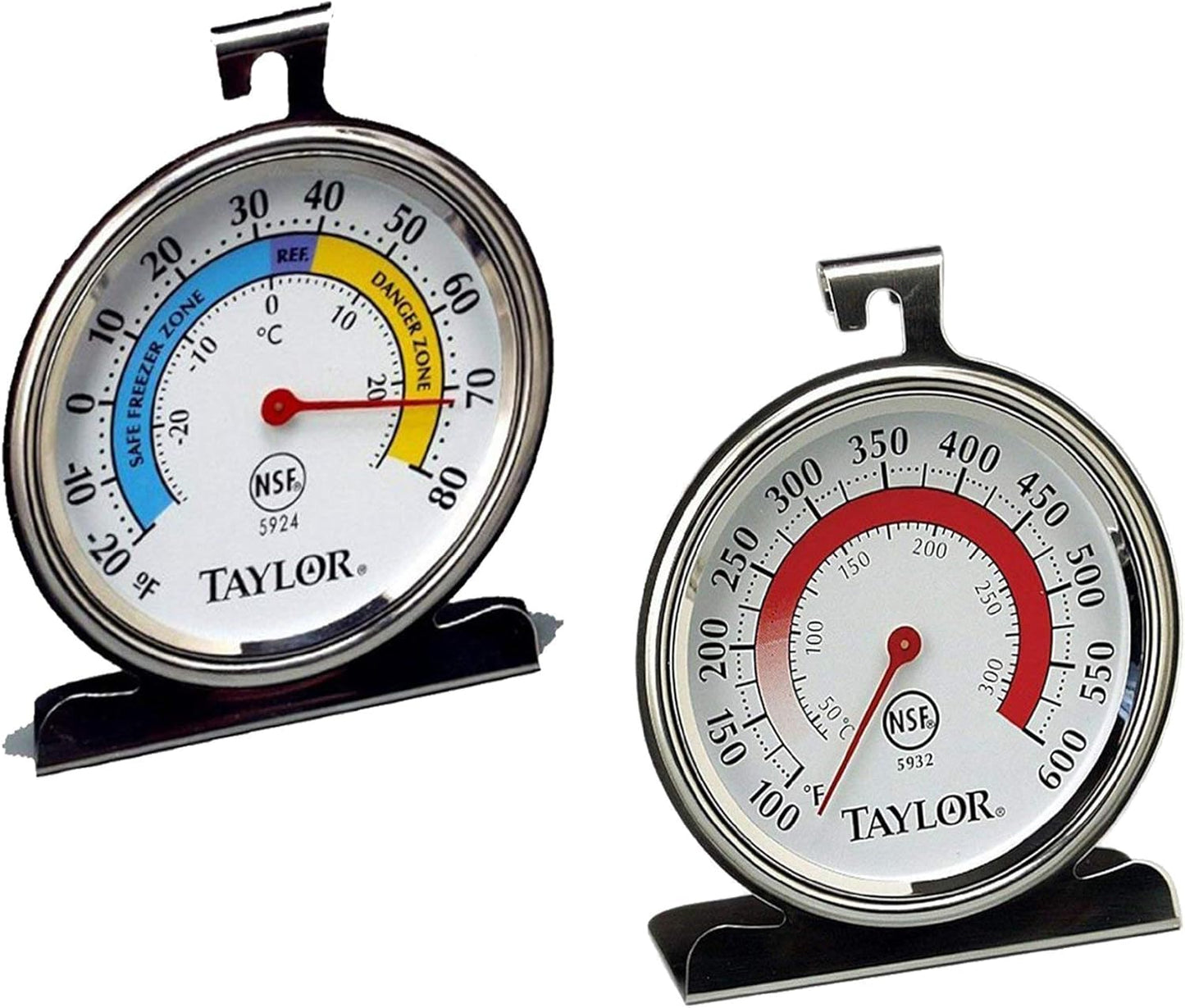 Taylor Precision Products Classic Series Large Dial Thermometer for Freezer/Refrigerator and Oven