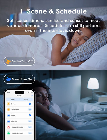 meross Smart Light Bulb, Smart WiFi LED Bulbs Compatible with Apple HomeKit, Siri, Alexa & Google Home, E26 2700K-6500K, 900 Lumens RGBWW 60W Equivalent, 1 Pack