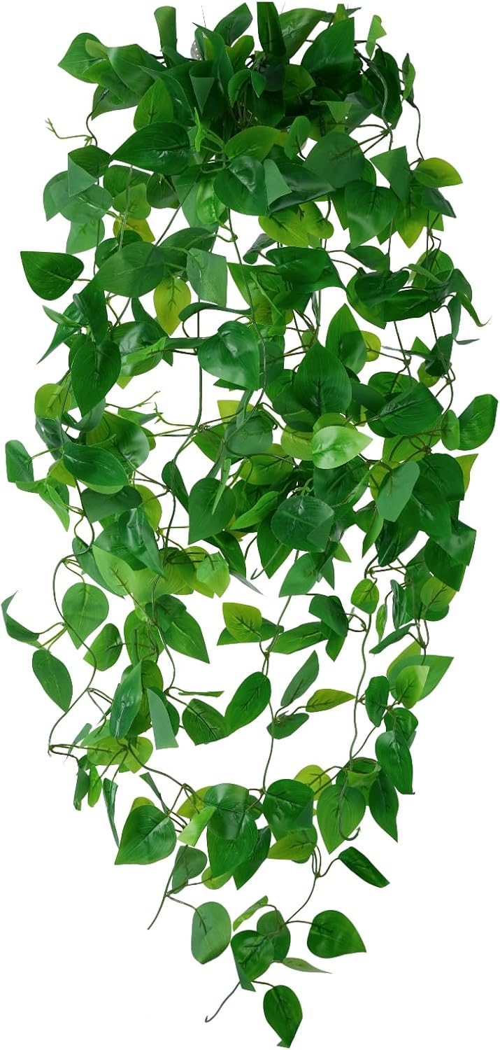 Freyalife Fake Hanging Plants for Room Decor, Artificial Ivy vines Greenery Leaves Garlands for Home Aesthetic living
