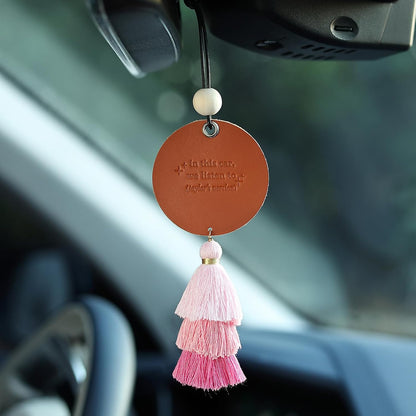 Singer Inspired Hanging Ornament for Car Rearview Mirror, Charms Accessories, Fan Gift Merch