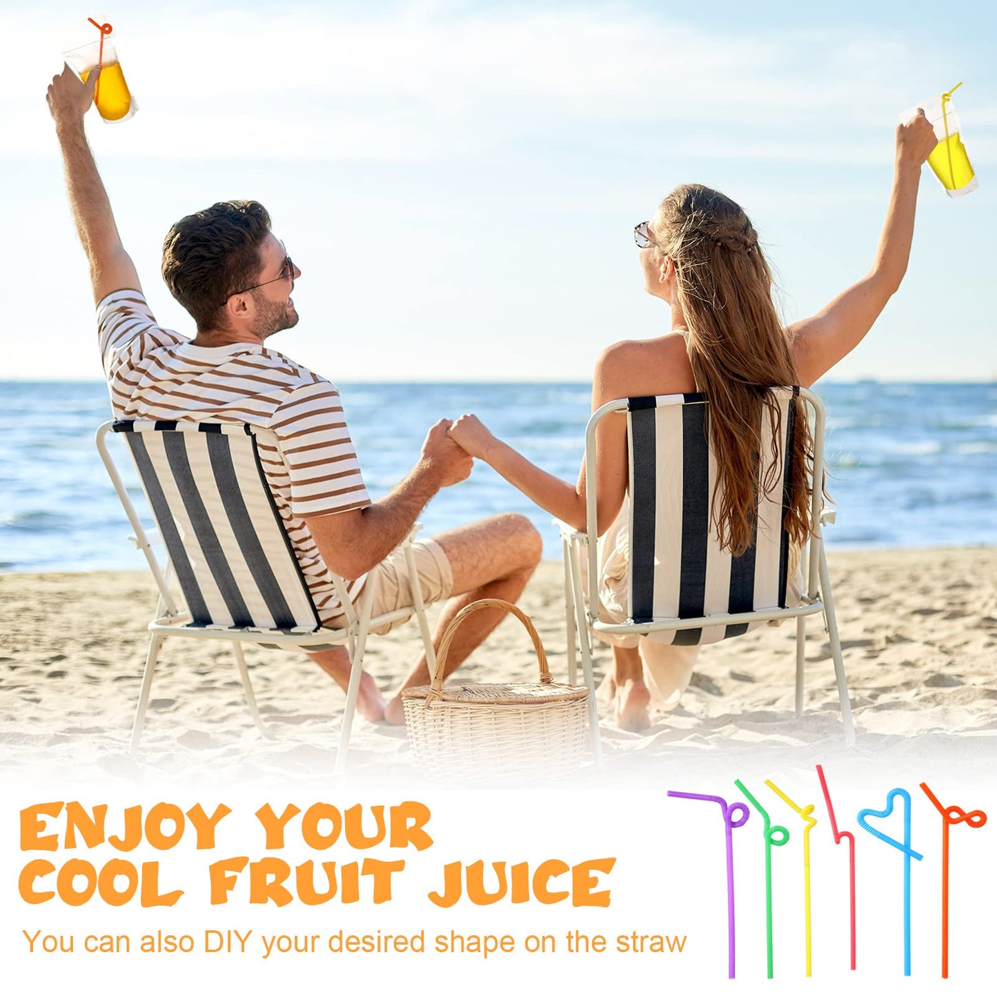 Nuenen 600 Pack Drink Pouches with 600 Straws Freezable Juice Pouches Straw Holes 17 oz Reclosable Drinking Bags for Adults for Smoothie Cold Hot Drinks Party (Classic)